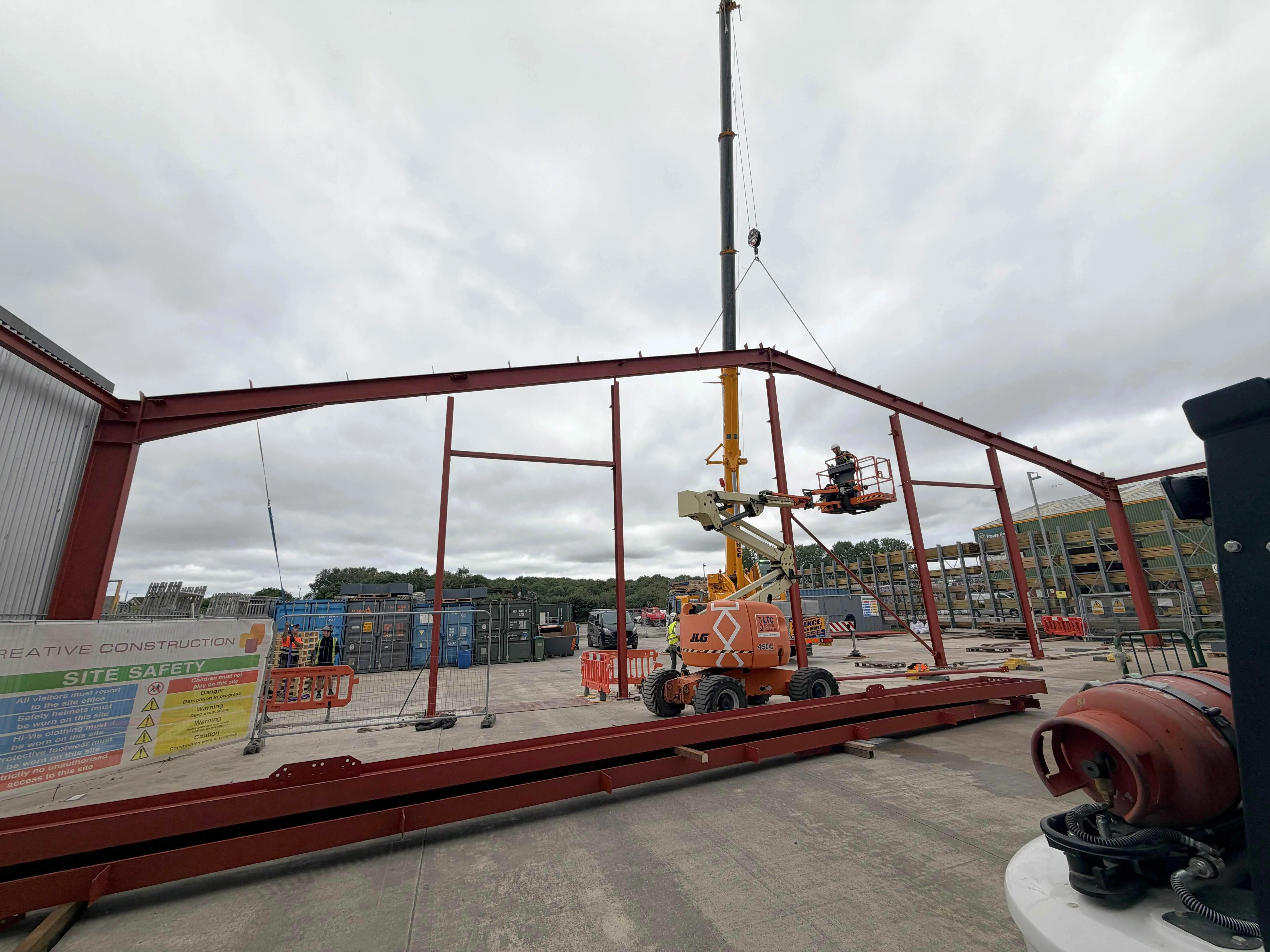 Factory Expansion Progress Update &ndash; The Steelwork Is Up!
